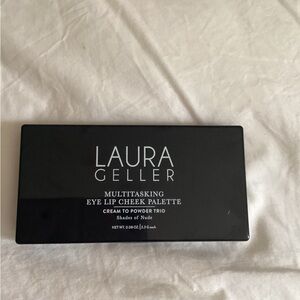 laura geller eye lip and cheek palette cream to powder trio new
